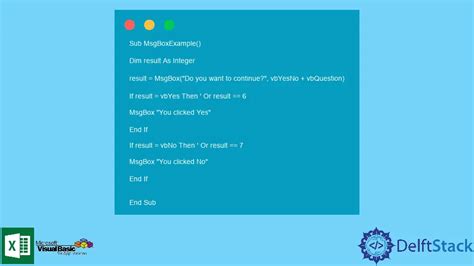 Image result for VBScript MsgBox Example