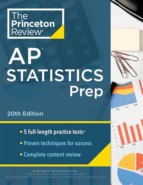 Princeton Review AP Statistics Prep, 20th Edition: 5 Practice Tests ...