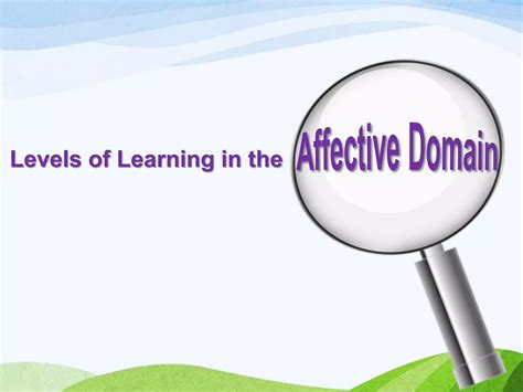 Affective domain | PPTX