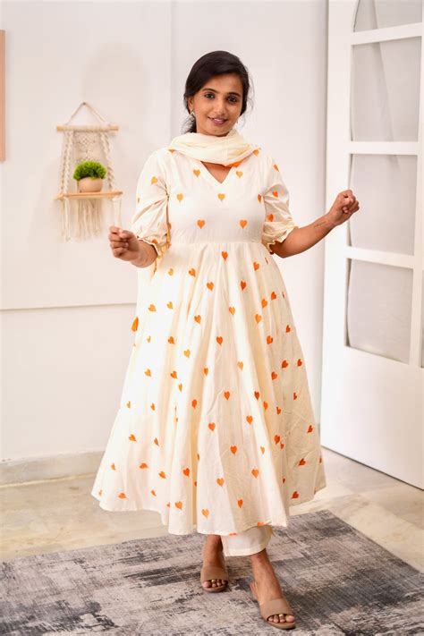 Stella - 3 Pcs Anarkali Suit Set – Pleated Up
