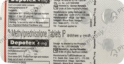 Depotex 4 MG Tablet (10): Uses, Side Effects, Price & Dosage | PharmEasy