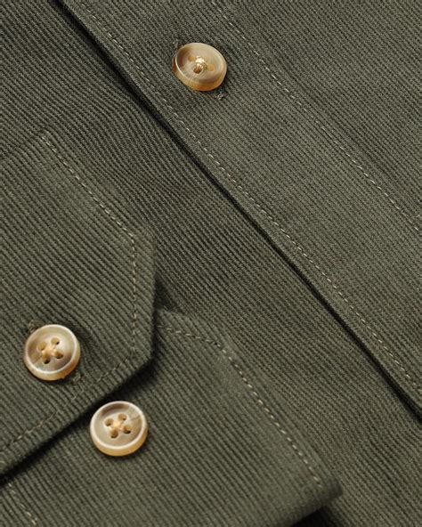Olive Corduroy Shirt – Prime Porter