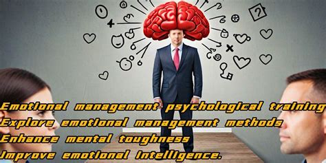 Emotional management psychological training: Explore emotional ...