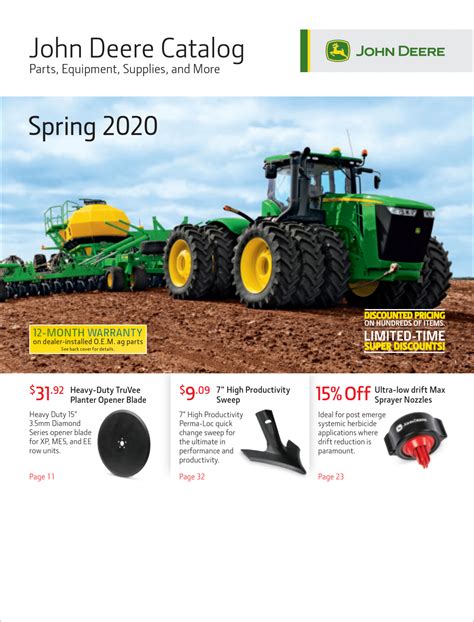 John Deere Parts Catalog [Updated Spring 2021]