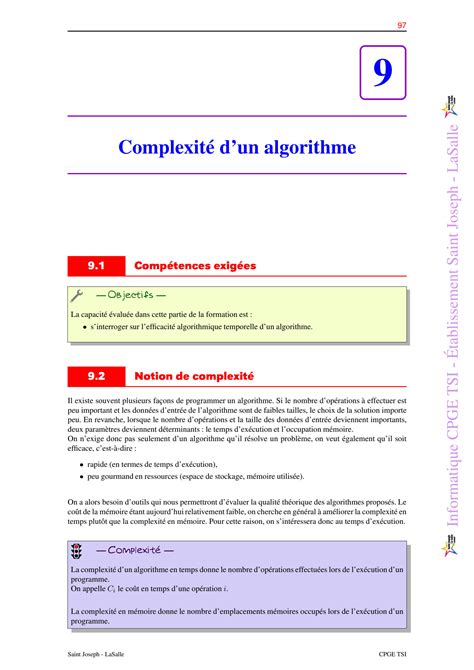 Image result for Complexite D'un Algorithme