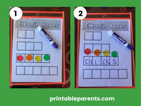 Printable Elkonin Boxes - Printable Parents