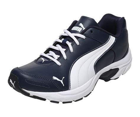 Buy Puma Men's Axis Iv Xt Dp Peacoat and Puma White Running Shoes - 11 ...