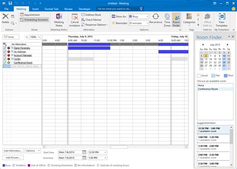Image result for Using Scheduling Assistant Outlook