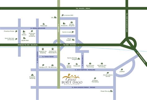 Perumahan Bukit Dago - Township 150 Ha di Gunung Sindur Bogor