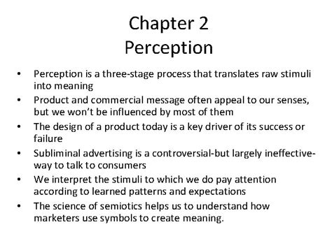3 Elements of Perception 的图像结果
