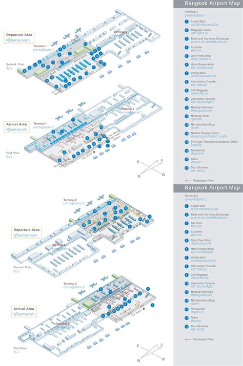 Bangkok Don Mueang Airport map - Ontheworldmap.com