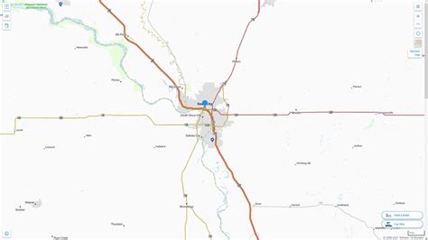 Sioux City, Iowa Map