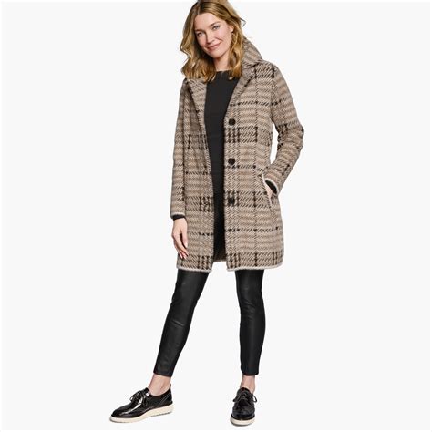 Women's Plaid Coatigan | Johnston & Murphy