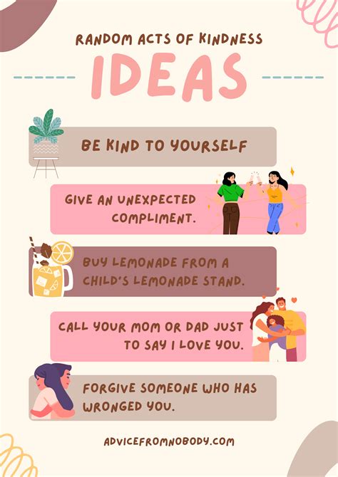 100 random acts of kindness ideas to brighten up someone s day – Artofit