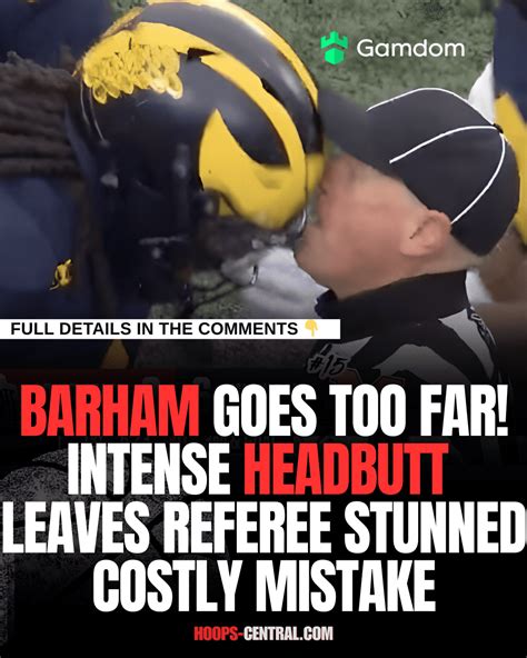Shocking Incident In College Football: Michigan’s Jaishawn Barham ...