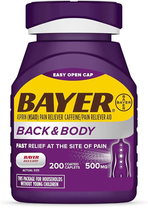 Bayer Extra Strength 500mg Aspirin Plus Caffeine for India | Ubuy