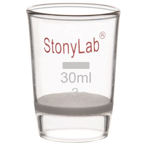 stonylab Borosilicate Glass Gooch Crucible, Low Form Filter Crucible ...