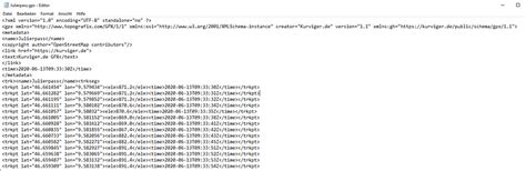 GPX-Export mit Timestamps - Website - Kurviger Forum