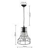 Buy Homesake ® Vintage Edison Metal Shade Hanging Pendant Ceiling Light ...