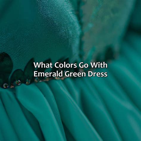 What Color Does Emerald Green Go With at Jeniffer Harris blog