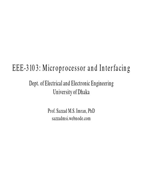 Image result for Microprocessor Chapter 2 PDF Notes