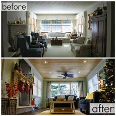 Living Room Before After by Before And After Living Room Living In Yellow Living Room Before After