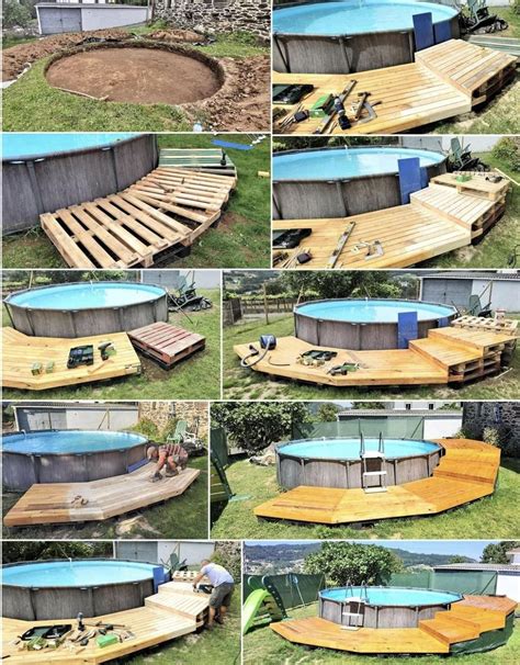 "10 Must-Try DIY Landscaping Ideas for Above Ground Pool Makeovers ...