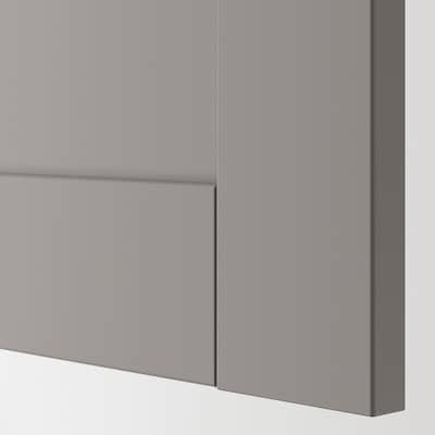 ENHET kitchen, white/grey frame, 223x63.5x216.5 cm (873/4x25x851/4") - IKEA