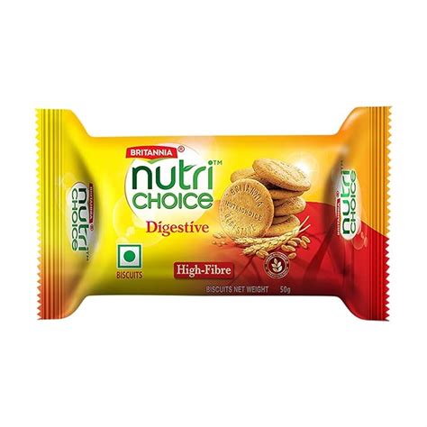Britannia NutriChoice Digestive High Fibre Biscuits, 41.7g : Amazon.in ...
