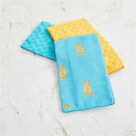 Buy Mandarin Printed Dish Cloth - Set Of 3 from Home Centre at just INR ...