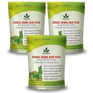 Havintha Herbal Henna Hair Pack 11 Herbs Mix Mehandi Powder | Natural ...