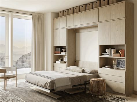 Cabinet Beds Amazon.com: Full Size Murphy Beds With Charging Station