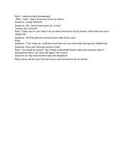 Image result for Tie Off Script Sample