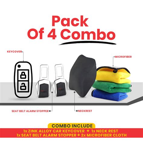 Carloginn Luxury Zinc Alloy Metal Soft Silicon Key Case for TATA Curve