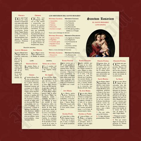Latin-Spanish Rosary Pamphlet – PrayLatin.com LLC