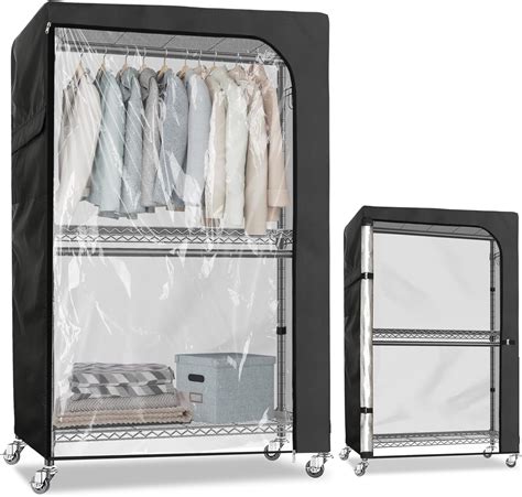 Amazon.com: Rileytee Clothes Rack Cover,600D Heavy Duty Waterproof ...