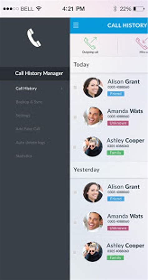Image result for Call History App