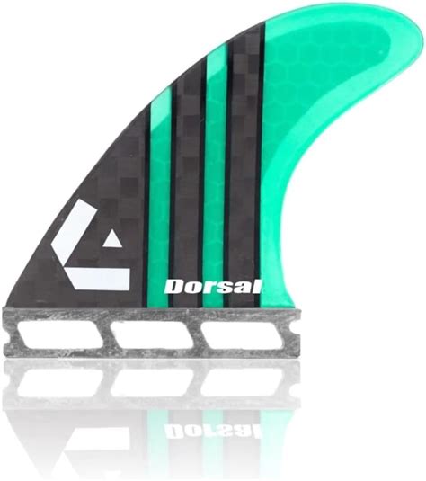 Buy DORSAL Surfboard Fins Carbon Hexcore Thruster Set (3) Honeycomb FUT ...