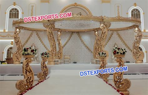 Indian Wedding Mandaps.Punjabi Wedding Accessories, Stage Decorations ...