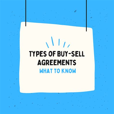 Types of Buy-Sell Agreements: What to Know - Jack Talks Business