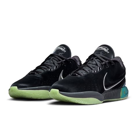 nike men lebron xxi black mtlc pewter iron grey oil green