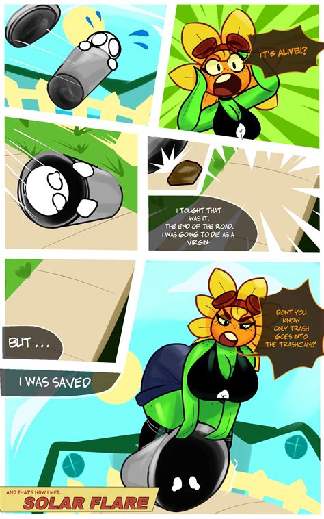 Solar Flare comic "Playdate" - mady by @McKeyes : r/PlantsVsZombiesRL34