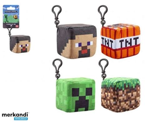 Minecraft Plush Clip on assorted 4 ply 8 cm - Germany, New - The ...