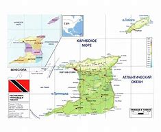 Image result for Map of Trinidad and Tobago Rivers