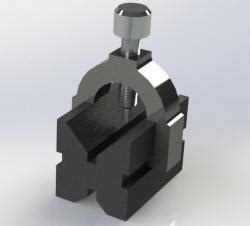 Image result for Vee Block Clamp SolidWorks