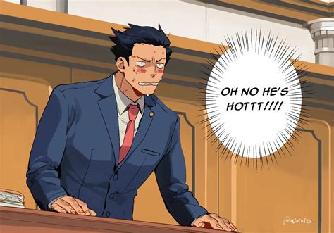 Oh no he's hot : AceAttorneyYaoi