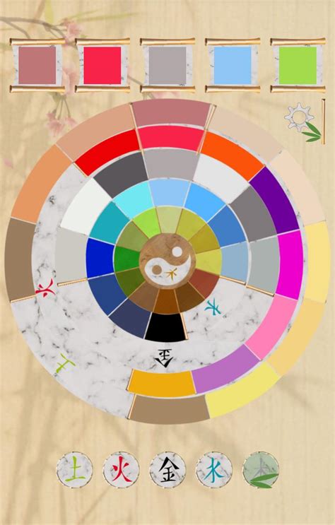 Image result for Feng Shui Color Wheel