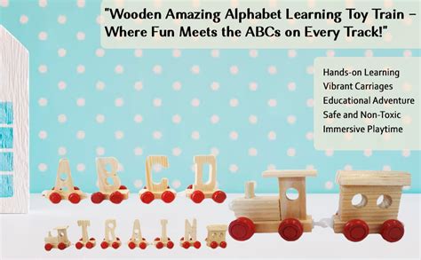 Buy Wooden Amazing Alphabet Learning Toy Train Online at Low Prices in ...