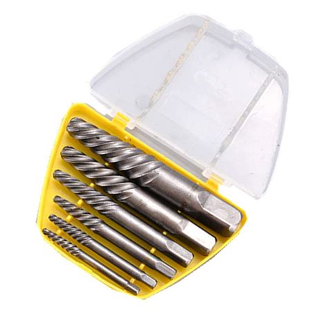 Buy DFSX 6 Piece Screw Extractor Broken Tube Broken Tap Bolt Removal ...