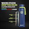 PEXPO Bravo 1000 Water Bottle 1 LTR Stainless Steel